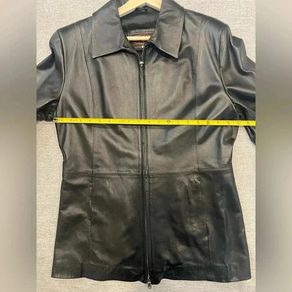 Sax Leather Factory, Florence Italy Women’s Black - Picture 3 of 12